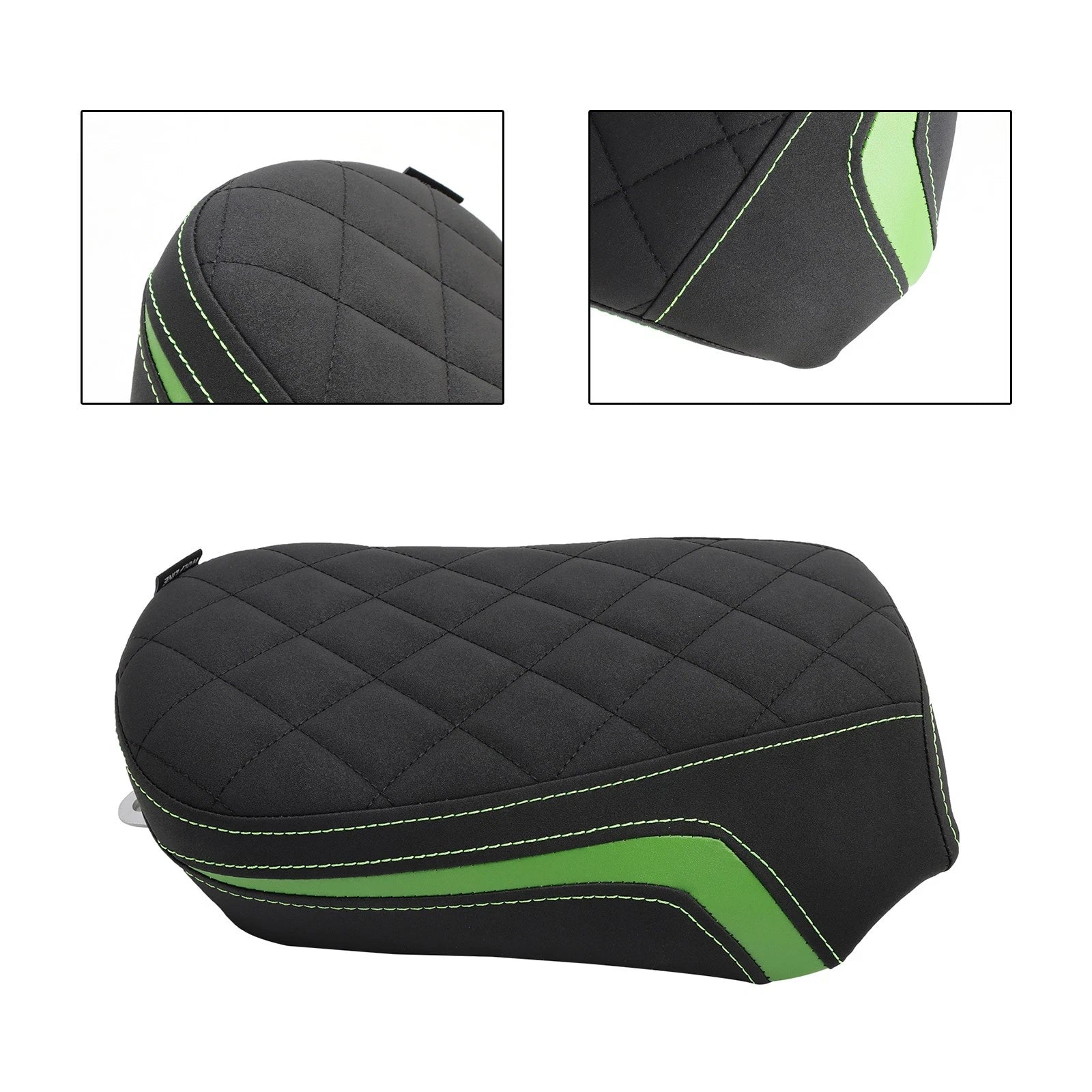 Rear Passenger Seat Pillion Saddle Flat Green for Kawasaki Vulcan S (2015–2023)