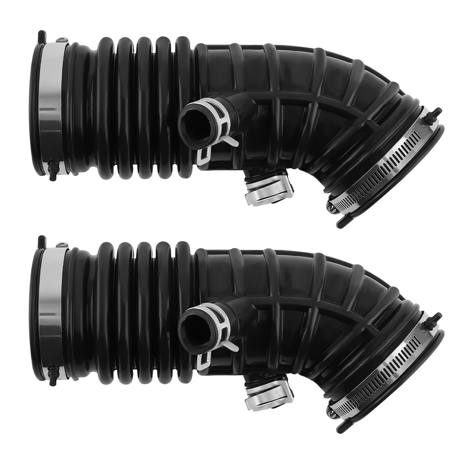 Set of 2 Air Mass Intake Hoses for Nissan 370Z (2009–2020) Infiniti G37 (2008–2013)