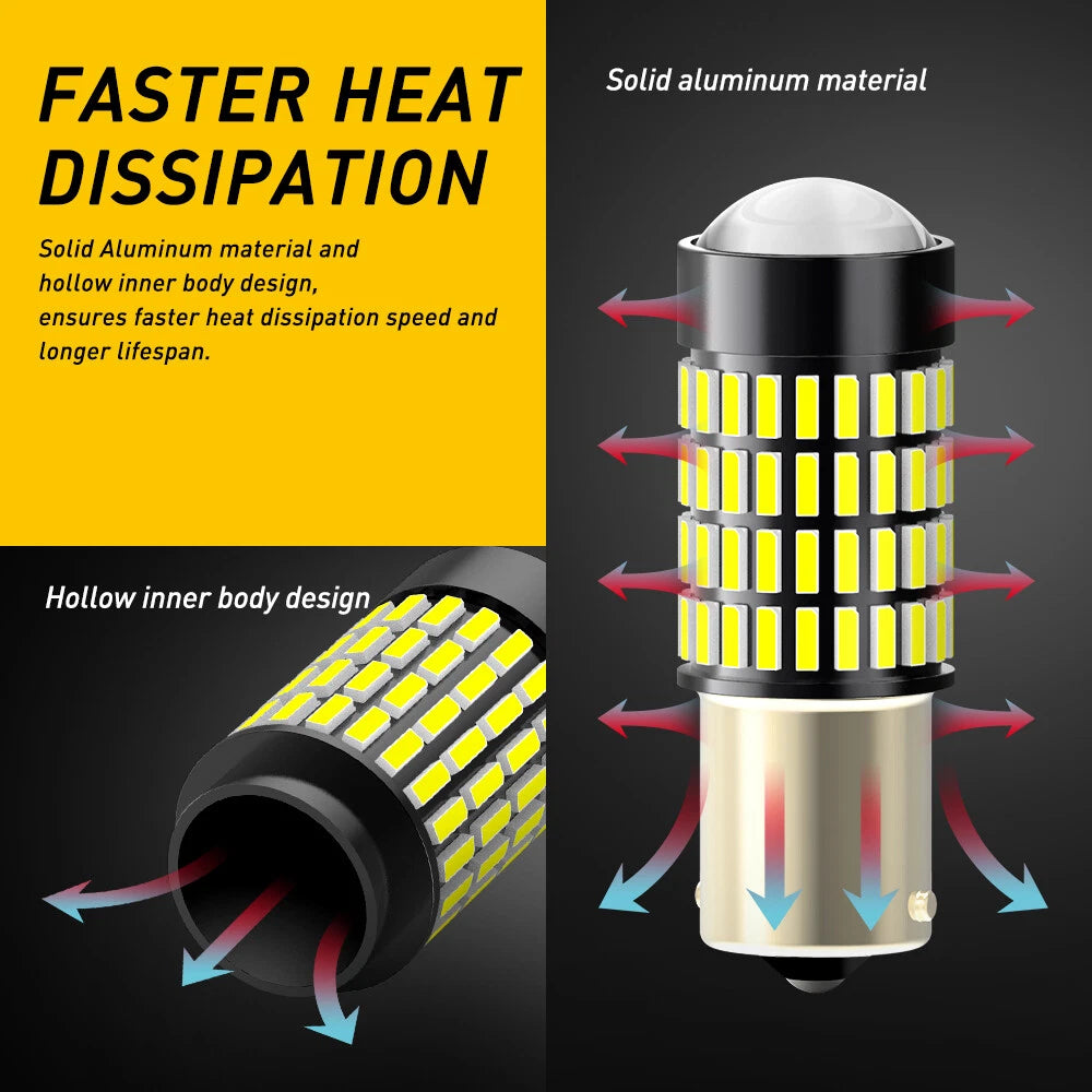 2X LED Reverse Back Up Light Bulbs for Make Model (YYYY–YYYY)