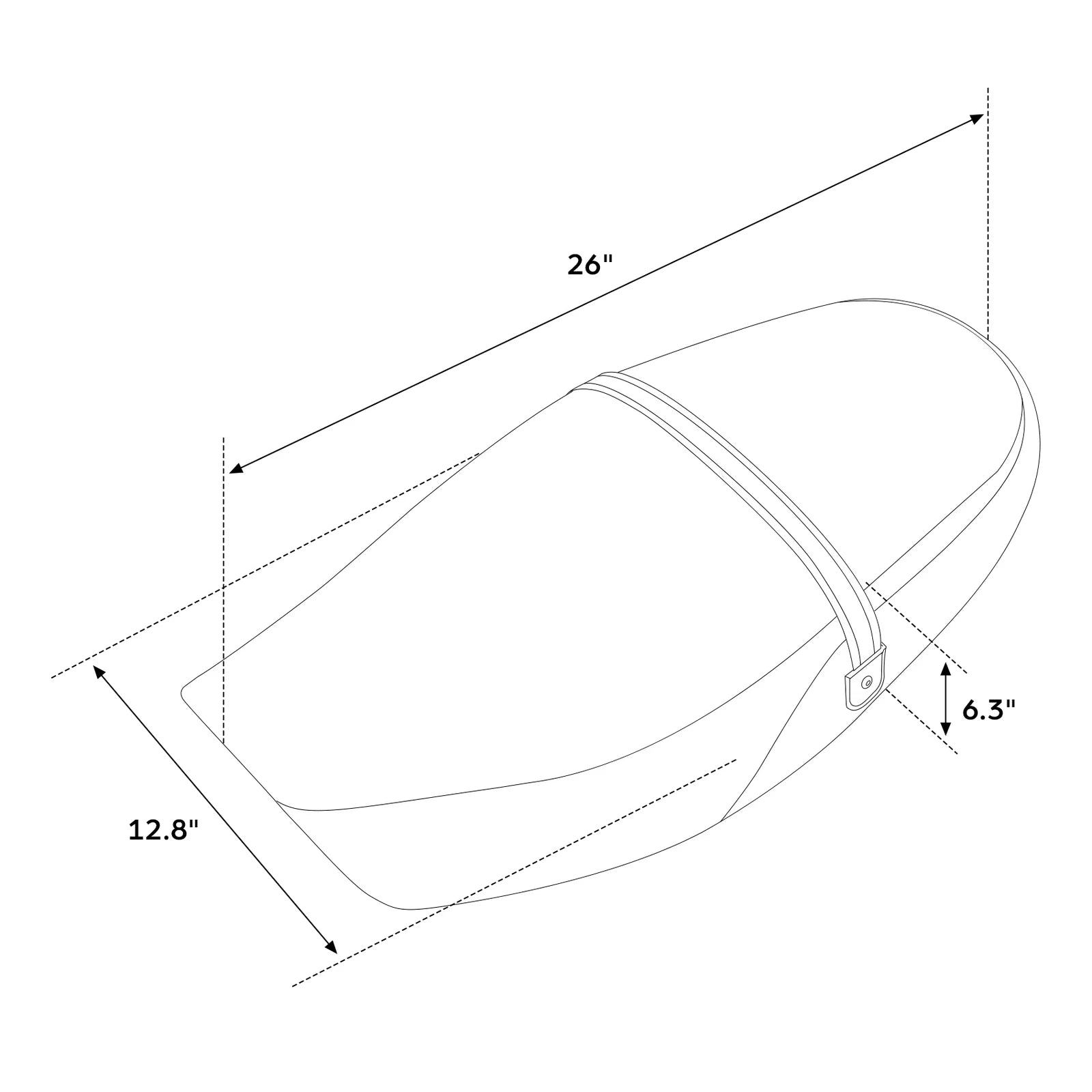 Driver Passenger Seat for Kawasaki Z900RS (2018–2021)
