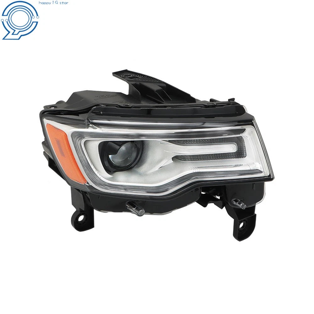 RH Headlight Assembly for Jeep Grand Cherokee (2019-2021) Chrome Xenon DRL