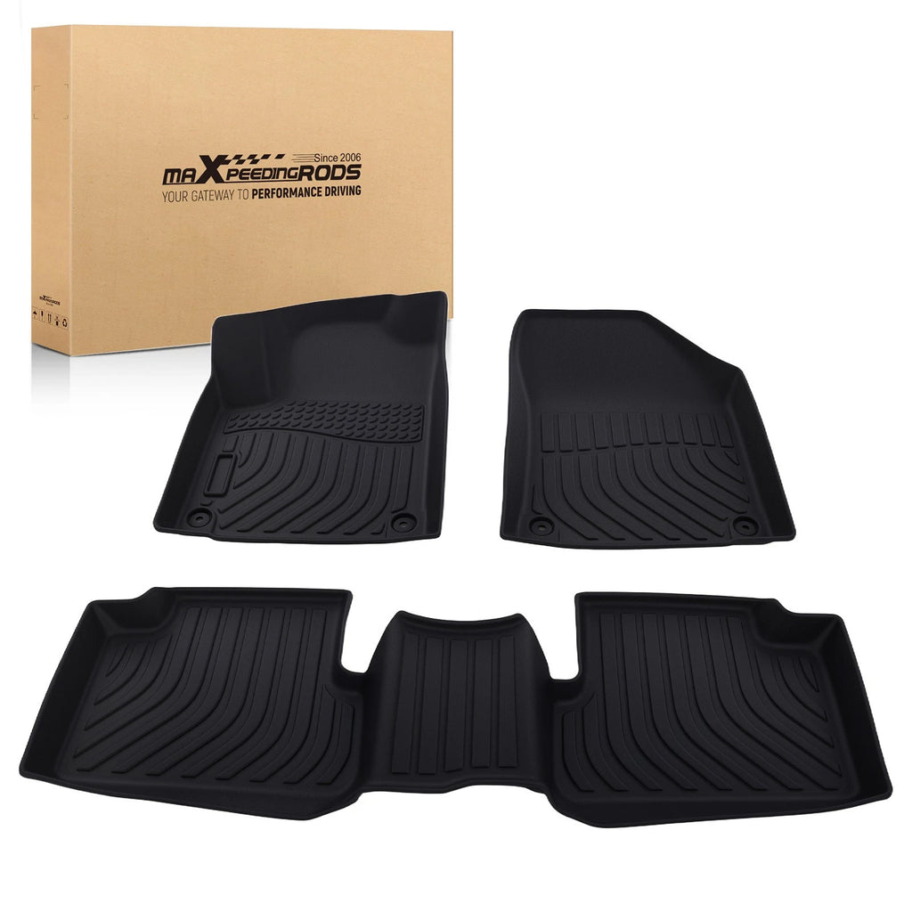 All Weather Carpet Floor Mats for Jeep Cherokee (2015–2023) TPE Rubber