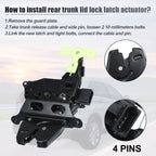 Trunk Lid Latch Lock Actuator Motor for Chevrolet Cobalt (2005–2010) No.20774886