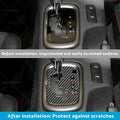 Carbon Fiber Gear Shift Sticker Trim for Toyota Hilux Revo (2015–2023) RHD