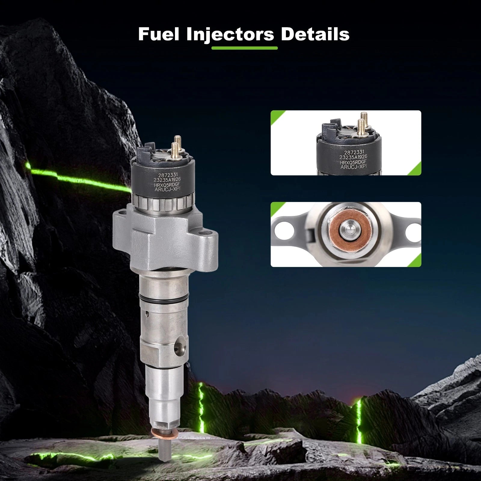 Diesel Fuel Injector for ISL Engines 8.9L (2872331, 5579409PX, 5579409)