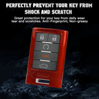 Key Fob Cover Shell Skin Accessories for Cadillac Escalade (2015-2020)