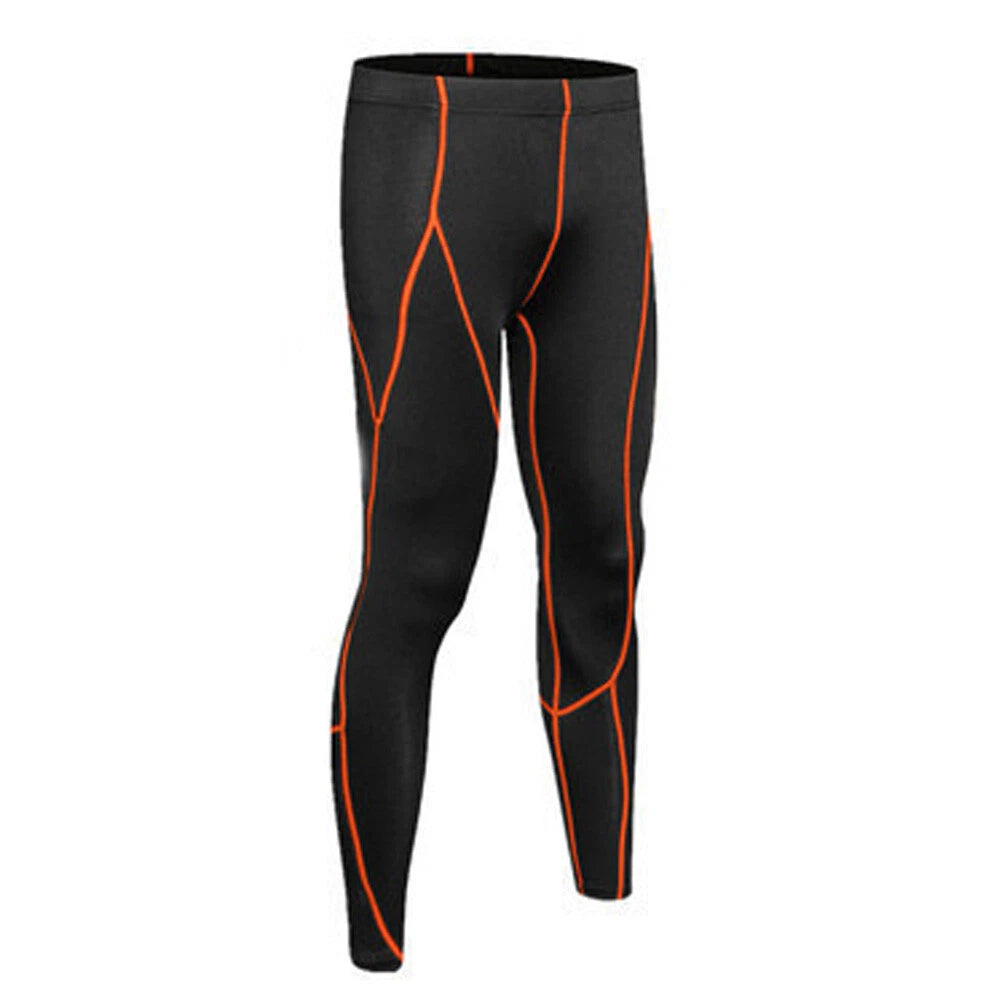 Compression Base Layer Top & Leggings Set for Men's Activewear