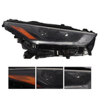 Passenger DRL Projector Headlight w/LED for Toyota Highlander (2020–2023)