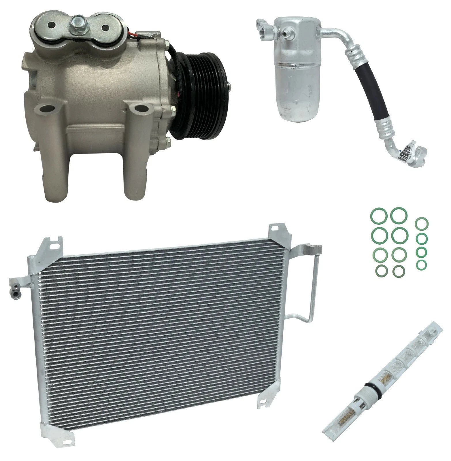 AC Compressor Kit With Condenser for GMC Envoy 4.2L (2002-2009)