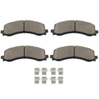 8PCS Ceramic Disc Brake Pads for Ford Bronco (2022–2023)