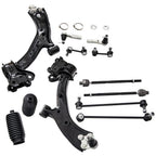 Front Suspension Lower Control Arms Sway Bar Tie Rods for 2007–2011 Honda CR-V