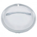 Chrome Flipper Moon Style Hubcaps Set for Single Bar Wheel 14 inch (—)