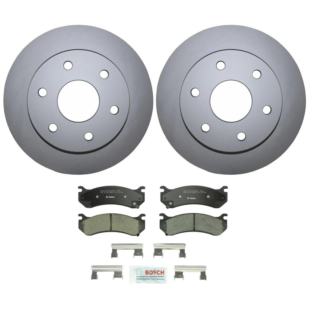 Front Brake Kit with 305mm Disc Rotors & Ceramic Pads for Cadillac Chevrolet GMC