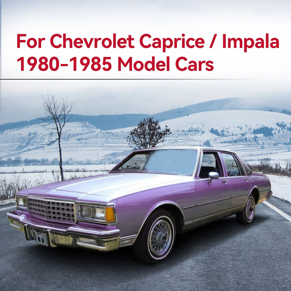 Set of 2 Front Bumper Fillers for Chevy Caprice Impala (1980-1985)
