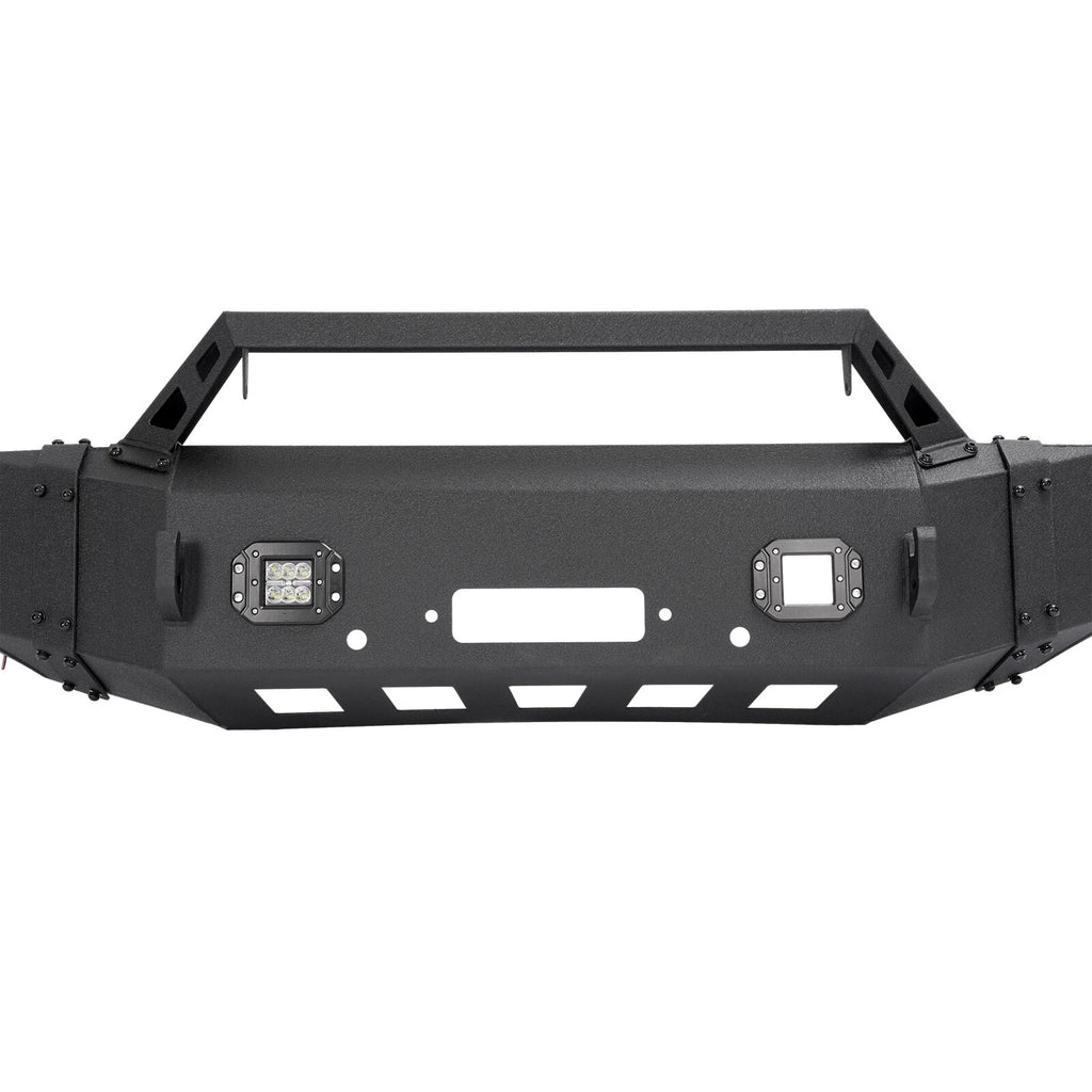 Front Steel Bumper Assembly with Winch Plate and LED for Dodge Ram 1500 (2009–2012)