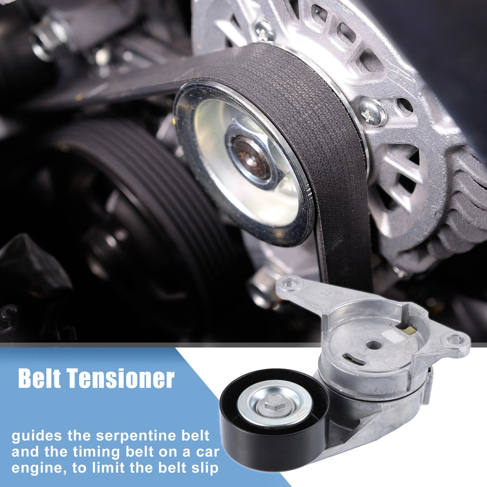 Engine Belt Tensioner Pulley Assembly for Buick Enclave (2008–2017) 12575509