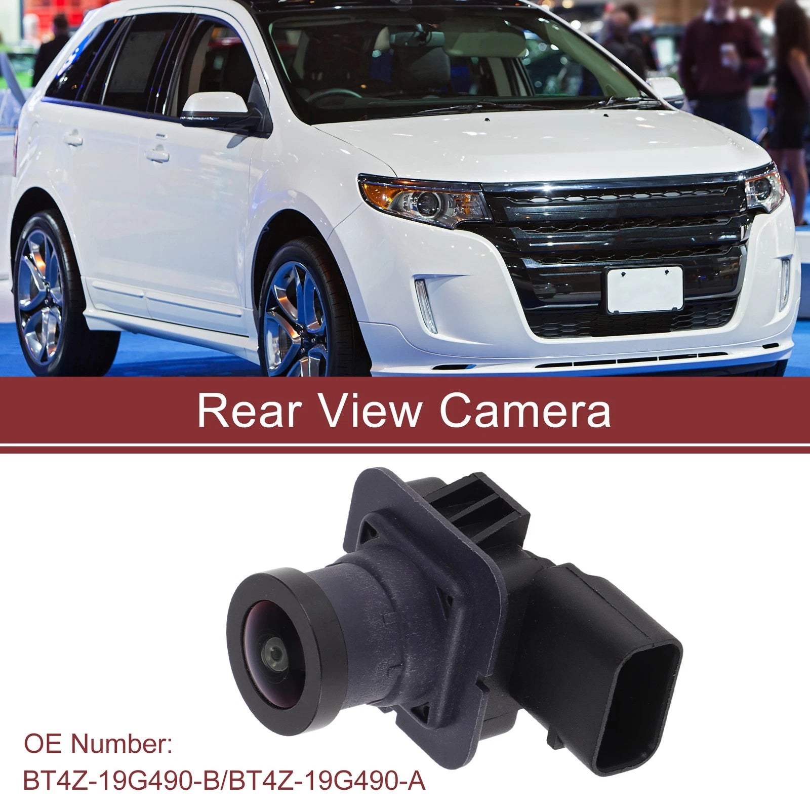 Rear View Camera for Ford Edge (2011–2012) 120-180 Degree