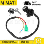 Ignition Switch with 2 Keys for Kawasaki KFX 80 (2003–2006) 27005-S004