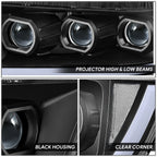Sequential Tri-Projector LED DRL Headlight Lamps for Ram 1500 (2019–2024)