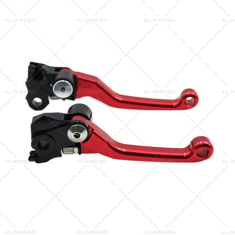 Pair Pivot Brake Clutch Lever for Honda CRF250R CRF450R (2007–2012)