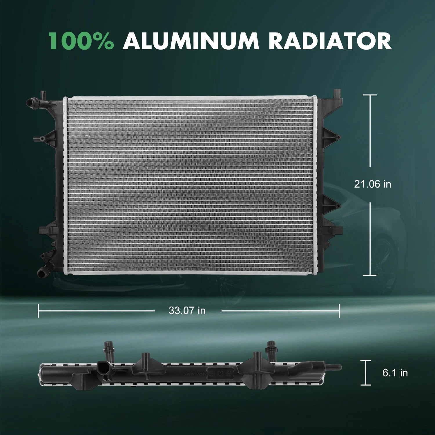 Radiator for Volkswagen Passat Jetta (2012–2016)