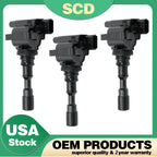 3X Ignition Coil + 6 Spark Plug for Kia Sorento (2003–2006) UF431 2730039800