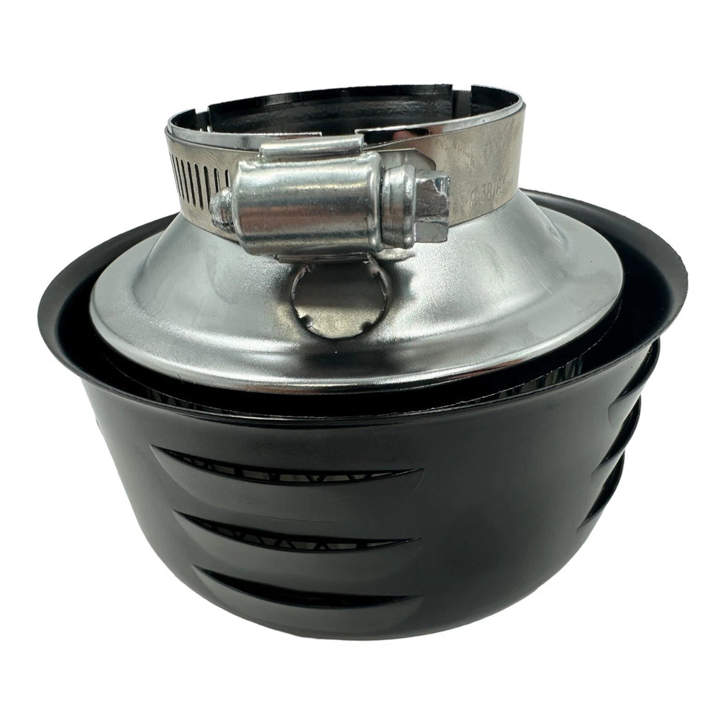 Air Cleaner Assembly Black Louvered for 1 or 2 Barrel Carb 2-5/16in Neck (—)