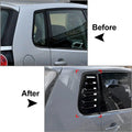 Rear Side Window Louver Vent Covers for VW Polo (2001-2009)