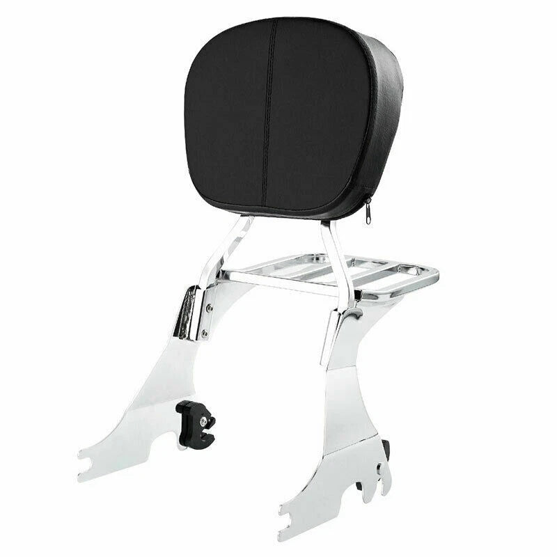 Sissy Bar Backrest Luggage Rack for Harley Sportster 883 1200 (2004–2022)