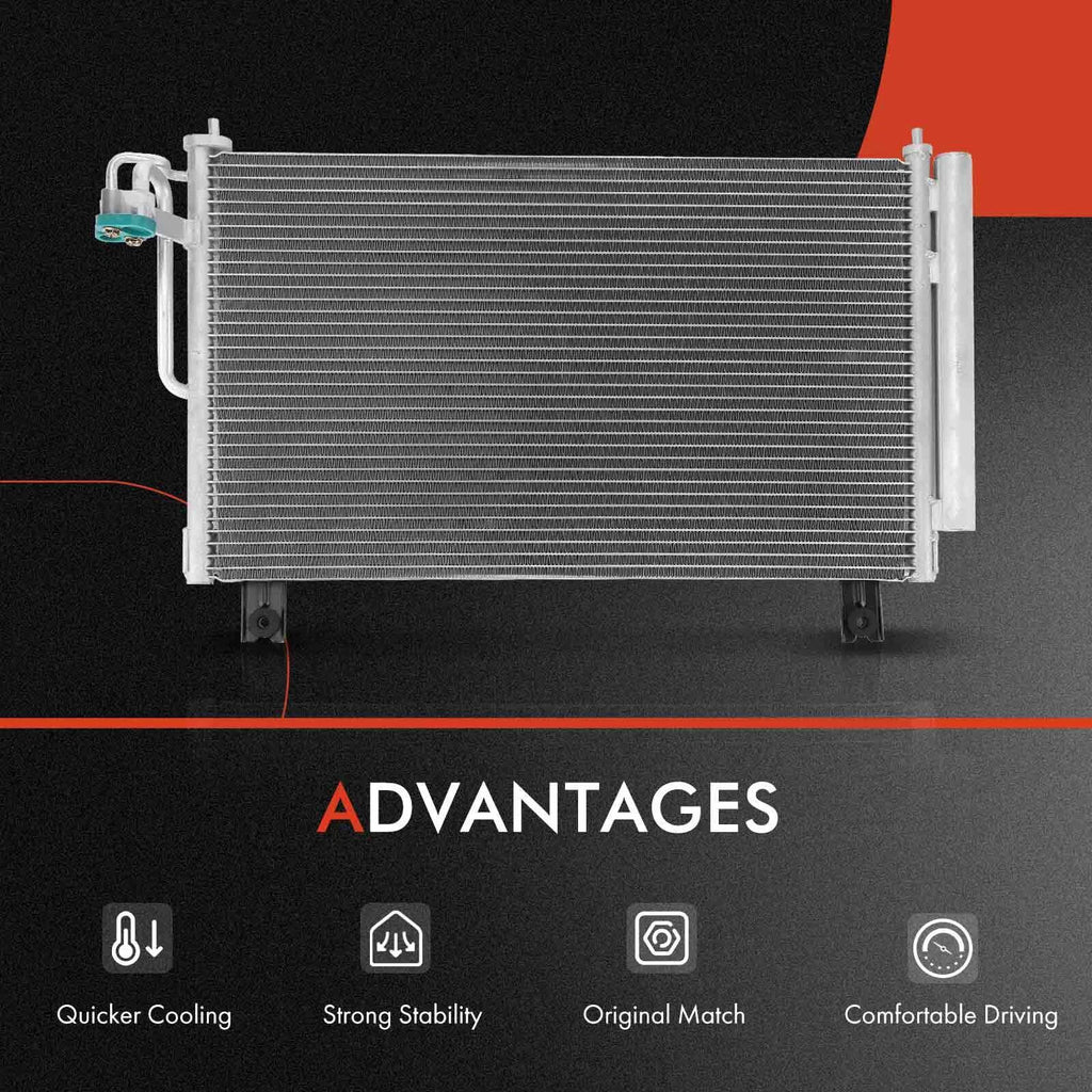 Radiator & AC Condenser Cooling Kit for Kia Rio (2003-2005)