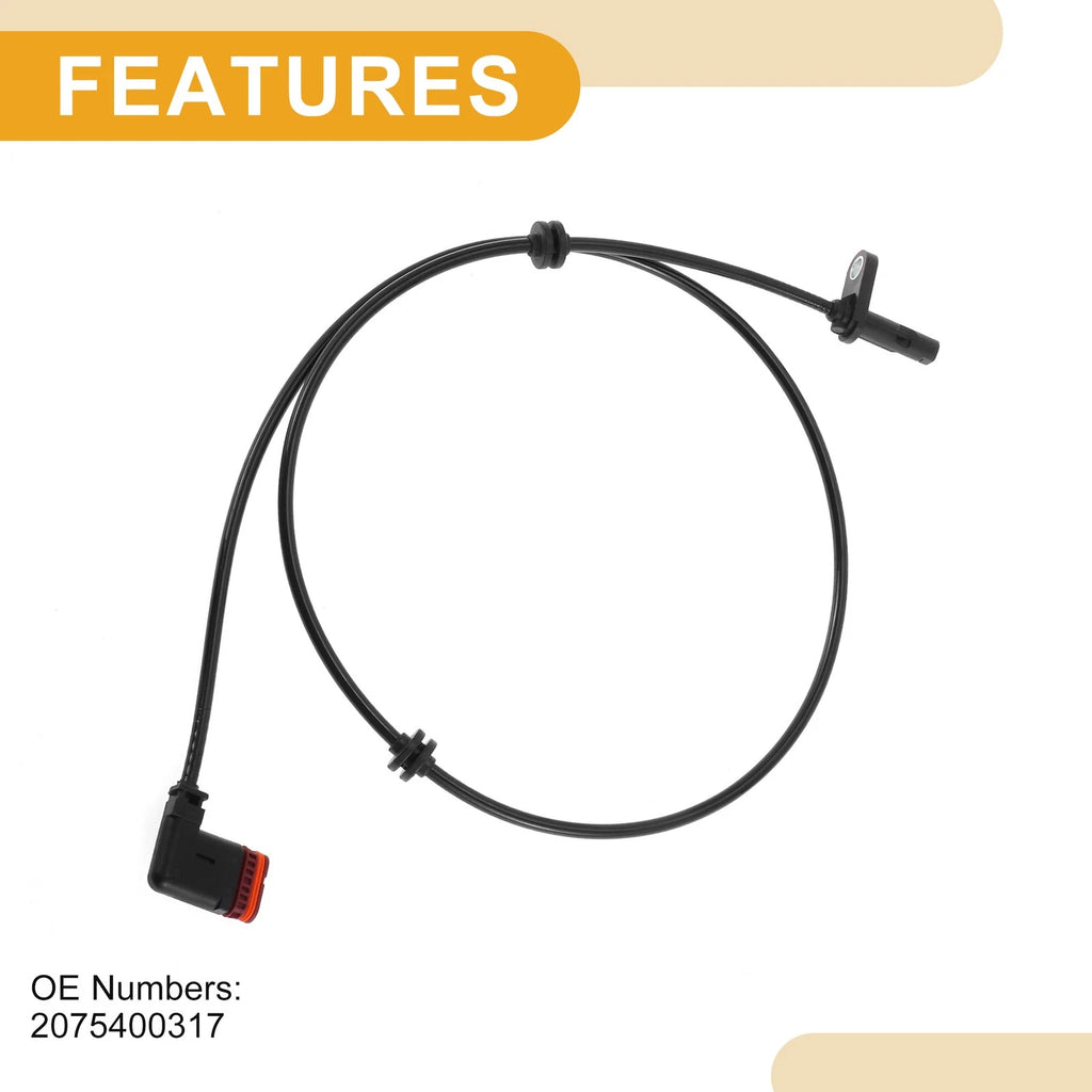 ABS Wheel Speed Sensor for Mercedes-Benz E550 (2007–2009) No. 2075400317