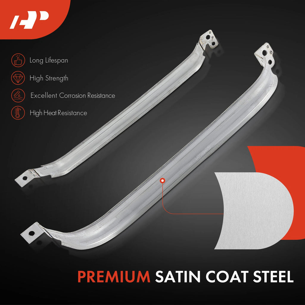 2X Steel Fuel Tank Straps for Kia Sportage (2011–2016) Hyundai Tucson