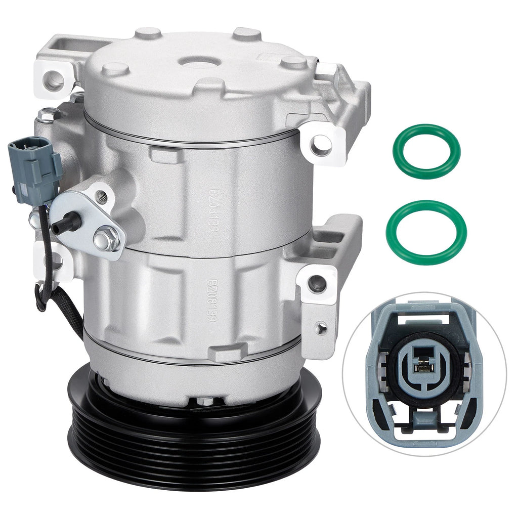 AC Compressor 6-Groove for Mazda CX-7 2.3L 2009-2012, 2.5L 2010-2012