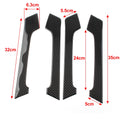 Set of 4 Interior Door Handle Trim Black for Toyota Land Cruiser Prado (2010–2018)