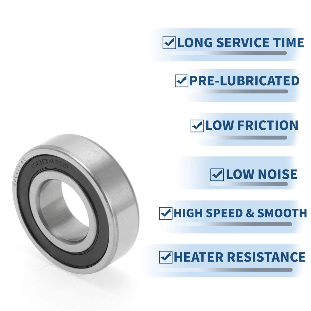 Deep Groove Ball Bearing 6004VV for Scooter Skateboard Wheel (20x42x12mm)