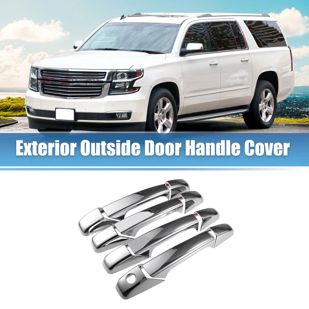 Set of 4 Exterior Door Handle Covers for Chevrolet Silverado 1500 (2007–2013)
