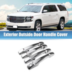 Set of 4 Exterior Door Handle Covers for Chevrolet Silverado 1500 (2007–2013)