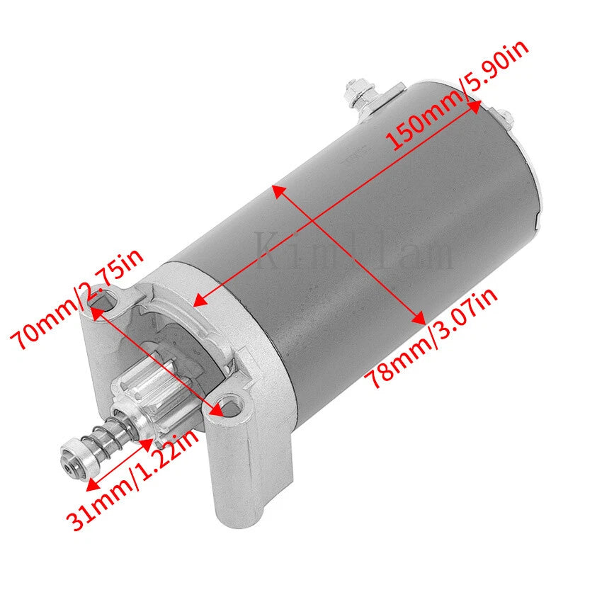 Starter Motor for Kohler 32-098-01S, 5801N-10T, 32-098-04S, 32-098-03S