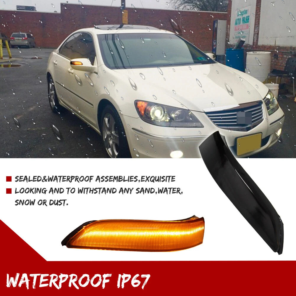 Dynamic LED Signal Side Mirror Light for Honda Accord (2008–2013) & Acura RL (2006–2009)