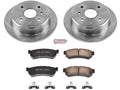 Rear Brake Pad and Rotor Kit for Suzuki Reno (2007–2008) XP317DJ