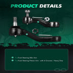 2X Steering Kit Pitman Idler Arms for Chevy Avalanche Tahoe Suburban Silverado