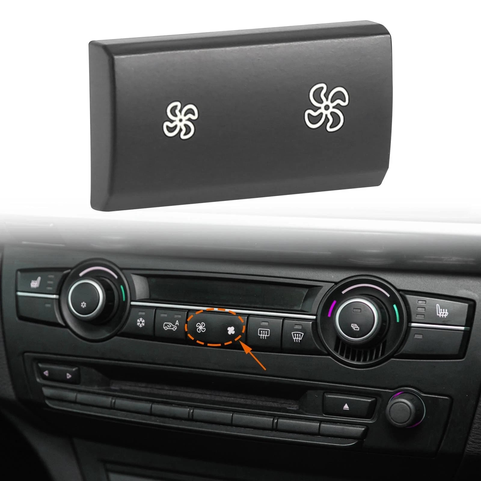 Air Condition Climate Control Panel Button Cover for BMW X5 E70 X6 E71 (2007–2013)