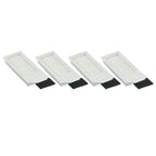 Set of 4 Filters for Ecovacs Turbo Vacuum Cleaner Robot