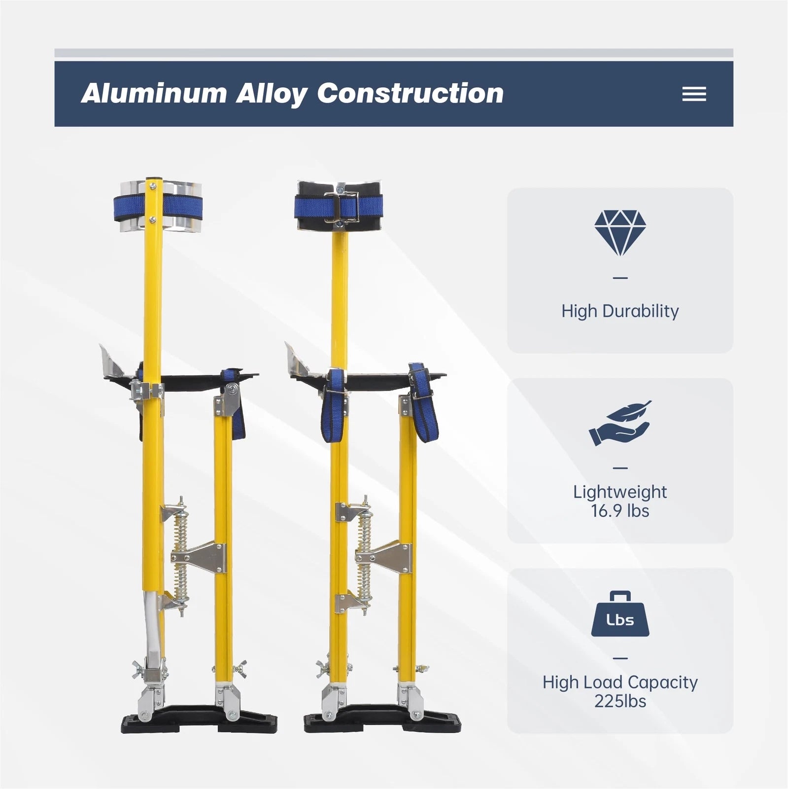 Drywall Stilts for Taping Painting (24-40 Inch)