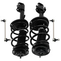 Set of 4 Front Struts Assembly Sway Bar Links for Toyota Highlander (2008–2011)