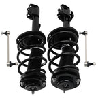 Set of 4 Front Struts Assembly Sway Bar Links for Toyota Highlander (2008–2011)