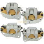 Front & Rear Brake Calipers W/Pads for Yamaha Grizzly 700 YFM700 (2007–2020)