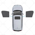 Set of 2 Magnetic Mesh Sun Blind Shades for Mazda CX-30 (2019–2025)