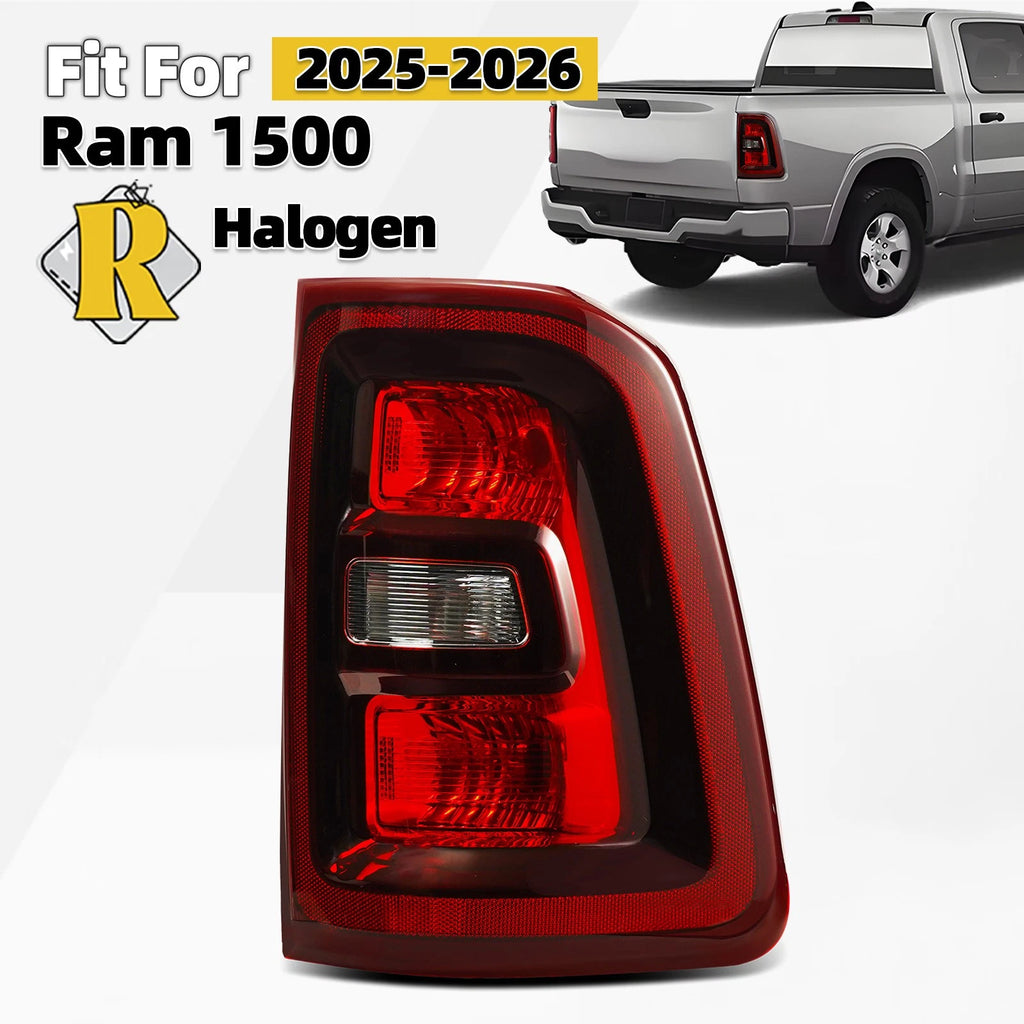 Black Halogen Tail Light for Ram 1500 (2025–2026) RT 68531046AA