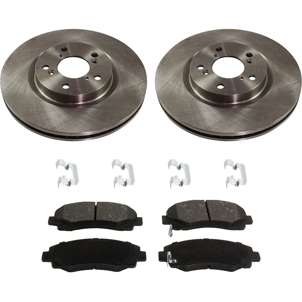 Brake Disc Rotor and Pad Kit for Acura TL (2009–2014) Front 12.6 in.